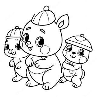 Pagina Para Colorir De Wonder Pets 40387-33475