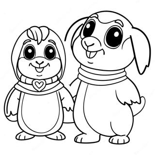 Pagina Para Colorir De Wonder Pets 40387-33476