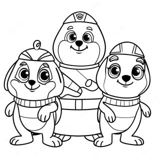 Pagina Para Colorir De Aventura Da Equipe Wonder Pets 40388-33477