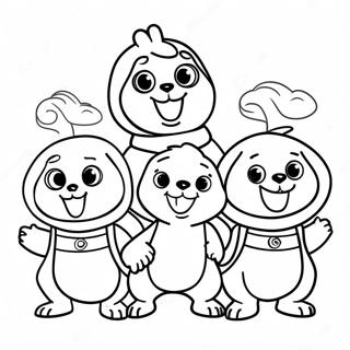 Pagina Para Colorir De Aventura Da Equipe Wonder Pets 40388-33479