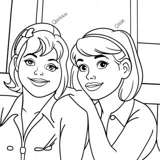 Pagina Para Colorir De Betty E Veronica 40407-33499