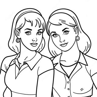 Pagina Para Colorir De Betty E Veronica 40407-33500