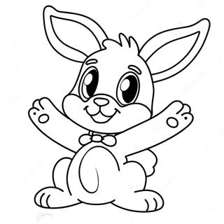 Pagina Para Colorir Da Babs Bunny Em Uma Pose Divertida 40478-33559