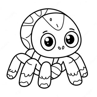 Pagina Para Colorir Tarantula Fofa Com Olhos Grandes 40518-33588