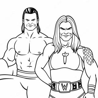 Pagina Para Colorir Wwe 40527-33590