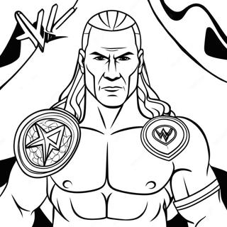 Pagina Para Colorir Lutadores Epicos Da Wwe 40528-33594