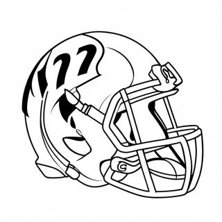 Pagina Para Colorir Logo Dos Cincinnati Bengals 40587-33646