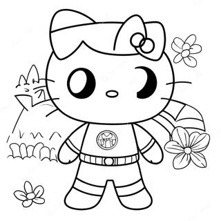 Linda Spiderman Hello Kitty Pagina Para Colorir 40699-33724