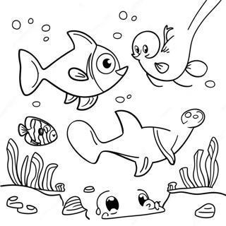 Zig E Sharko Aventura Subaquatica Pagina Para Colorir 40719-33746