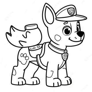 Paw Patrol Tracker Pagina Para Colorir 40748-33754