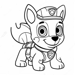 Paw Patrol Tracker Pagina Para Colorir 40748-33756