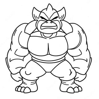 Machamp Páginas Para Colorir