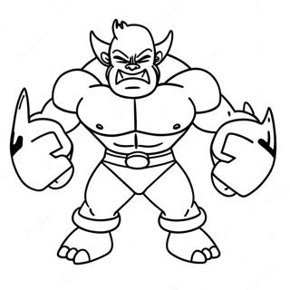 Pagina Para Colorir Do Machamp Mostrando Os Musculos 40869-33835