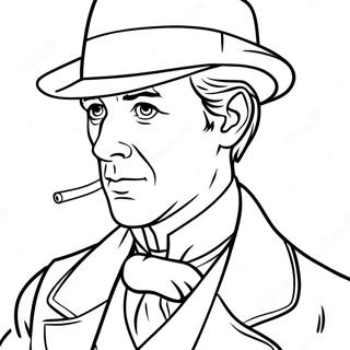 Pagina Para Colorir Sherlock Holmes 40928-33887