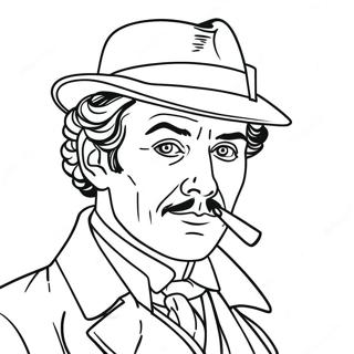 Pagina Para Colorir Sherlock Holmes 40928-33888