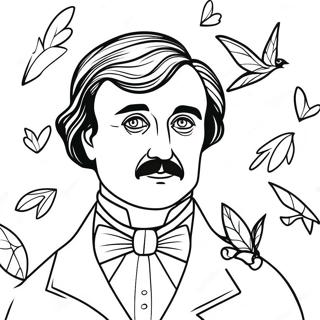 Pagina Para Colorir Edgar Allan Poe 40948-33898