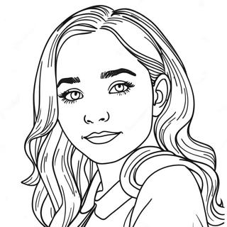 Sabrina Carpenter Páginas Para Colorir