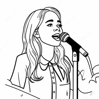 Sabrina Carpenter Páginas Para Colorir