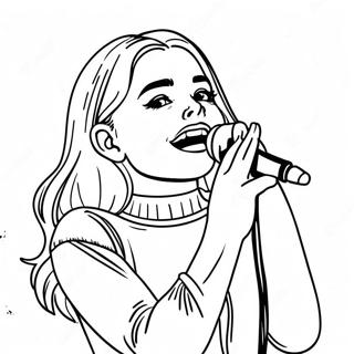 Pagina Para Colorir Sabrina Carpenter Cantando No Palco 40959-33911