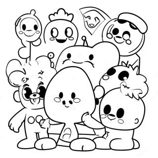 Pagina Para Colorir De Personagens De Desenhos Animados Dos Anos 80 40998-33952