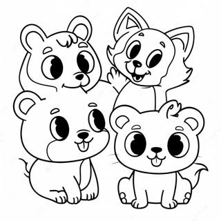 Pagina Para Colorir De Animais De Desenhos Animados Dos Anos 80 Coloridos 40999-33953