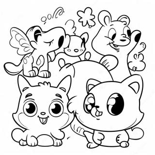 Pagina Para Colorir De Animais De Desenhos Animados Dos Anos 80 Coloridos 40999-33956