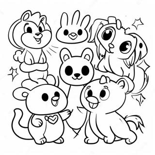 Pagina Para Colorir De Animais De Desenhos Animados Dos Anos 80 Coloridos 40999-34055