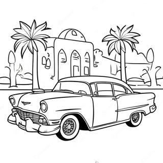 Pagina Para Colorir De Arte Chicano Com Carros Classicos 41009-33960