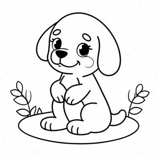 Pagina Para Colorir De Cachorrinho Fofo Do Dia Dos Namorados 41139-34169