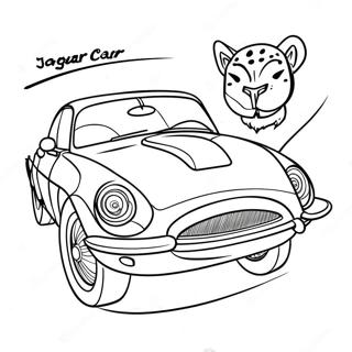 Pagina Para Colorir De Carro Jaguar 41158-34186