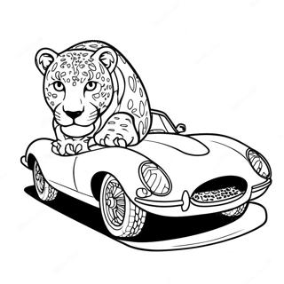 Pagina Para Colorir De Carro Jaguar Esportivo 41159-34182