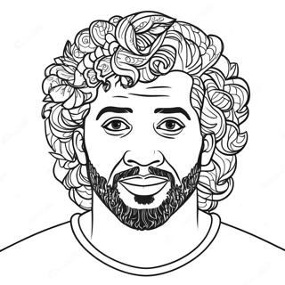 Pagina Para Colorir Do Mo Salah 41188-34203