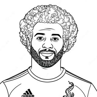 Pagina Para Colorir Do Mo Salah 41188-34204