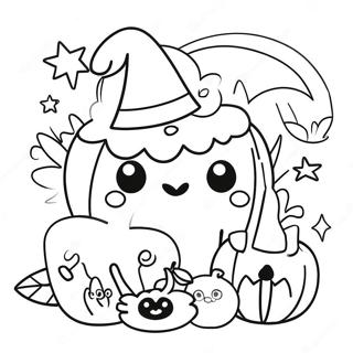 Pagina Para Colorir Kawaii De Halloween 41228-34231