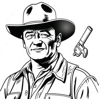 Pagina Para Colorir De John Wayne 41288-34274