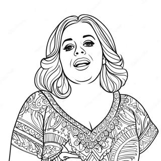 Pagina Para Colorir Da Adele Cantando No Palco 41299-34287