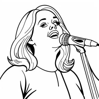 Pagina Para Colorir Da Adele Cantando No Palco 41299-34288