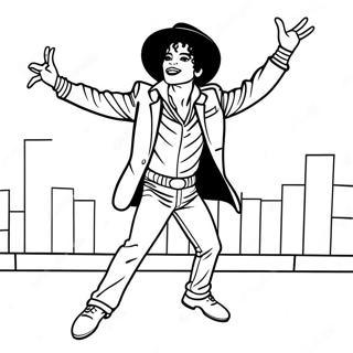 Pagina Para Colorir De Michael Jackson Dancando No Moonwalk 41440-34400