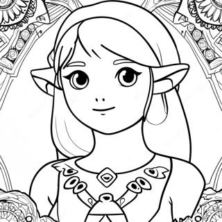 Pagina Para Colorir De Guardiao Zelda Breath Of The Wild 41479-34422