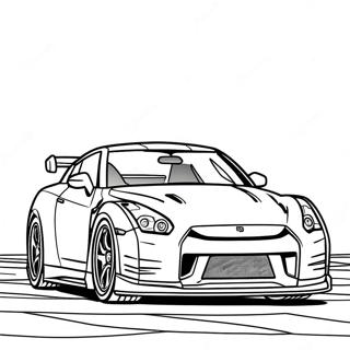 Pagina Para Colorir De Gtr R35 41489-34431