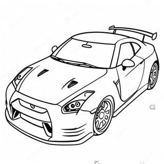 Pagina Para Colorir De Gtr R35 41489-34432