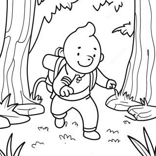 Pagina Para Colorir Tintin Aventura Na Selva 41540-34469