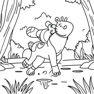 Pagina Para Colorir Tintin Aventura Na Selva 41540-34471