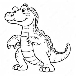 Pagina Para Colorir Vector O Crocodilo 41599-34515