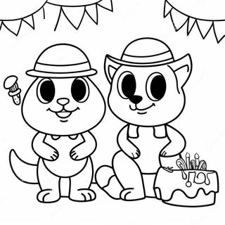 Pagina Para Colorir Da Festa De Aniversario Do Chase E Do Marshall 41610-34527