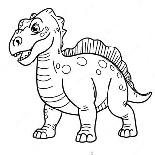 Pagina Para Colorir Do Dinossauro Carnotauro 41619-34534