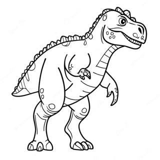 Pagina Para Colorir Do Dinossauro Carnotauro 41619-34535