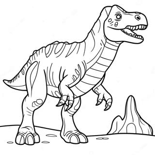 Pagina Para Colorir Do Dinossauro Carnotauro 41619-34536