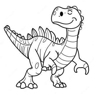 Pagina Para Colorir Do Spinosaurus Rugindo 41650-34562