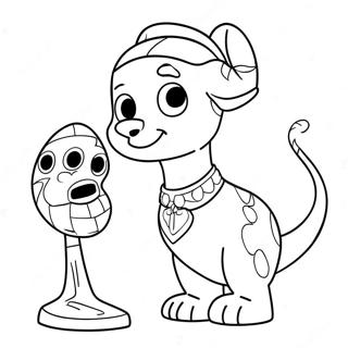 Pagina Para Colorir Da Cleo E Cuquin Em Uma Diversao Aventura 41680-34591